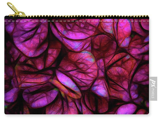 Dark Pink Flower Background - Carry-All Pouch