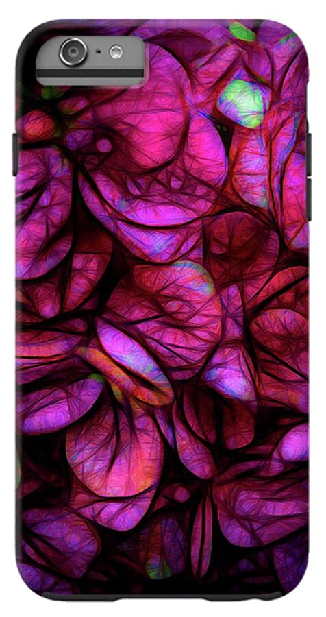 Dark Pink Flower Background - Phone Case