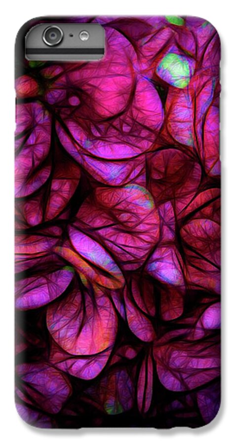 Dark Pink Flower Background - Phone Case