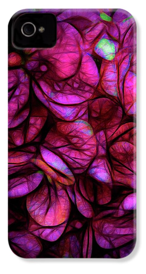 Dark Pink Flower Background - Phone Case