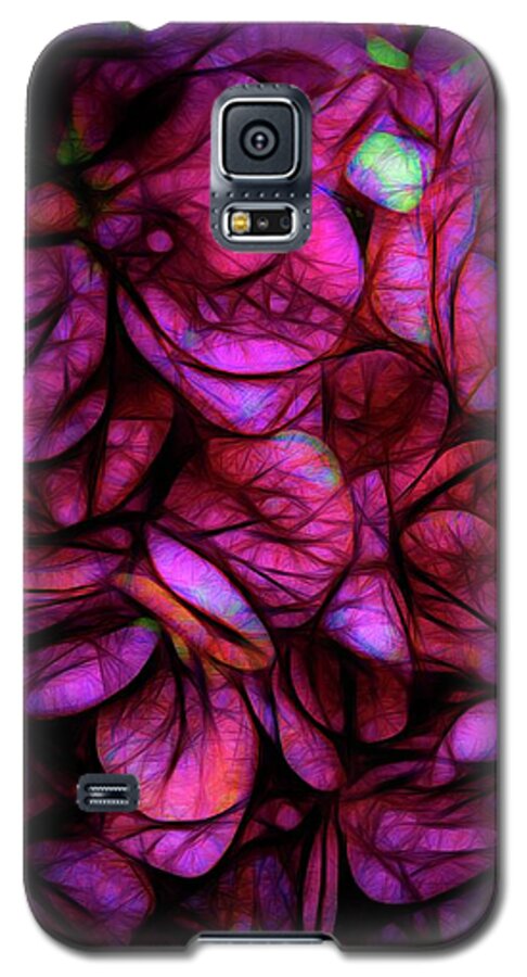 Dark Pink Flower Background - Phone Case