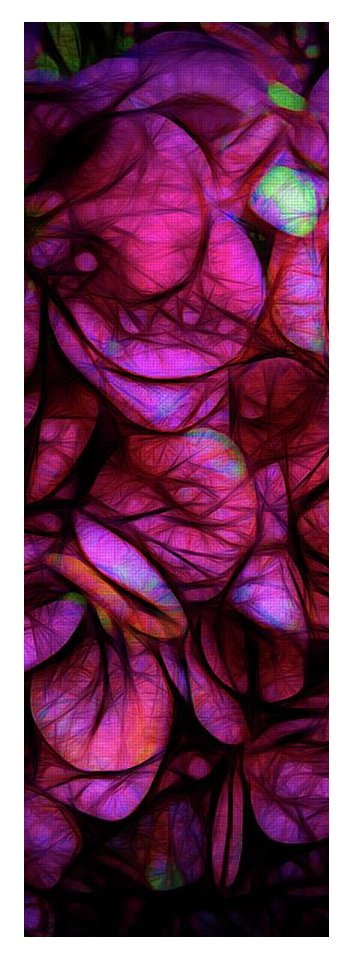 Dark Pink Flower Background - Yoga Mat