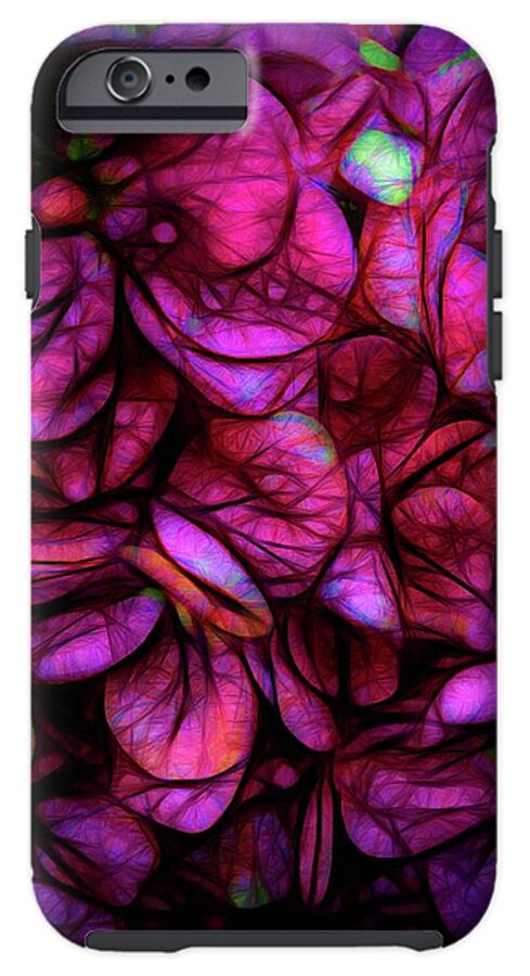 Dark Pink Flower Background - Phone Case