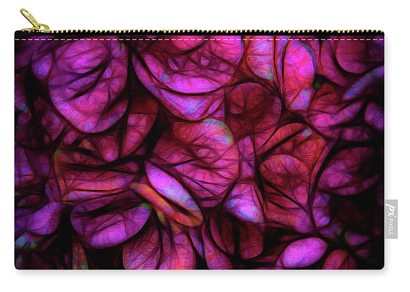 Dark Pink Flower Background - Carry-All Pouch