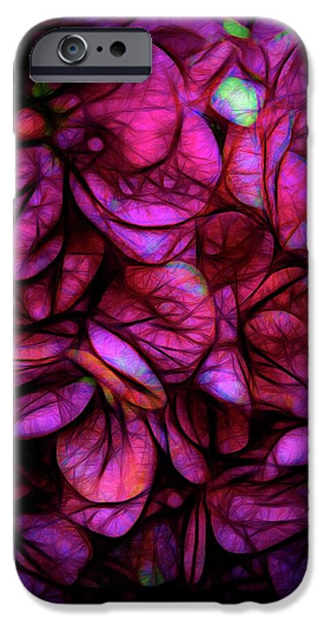 Dark Pink Flower Background - Phone Case