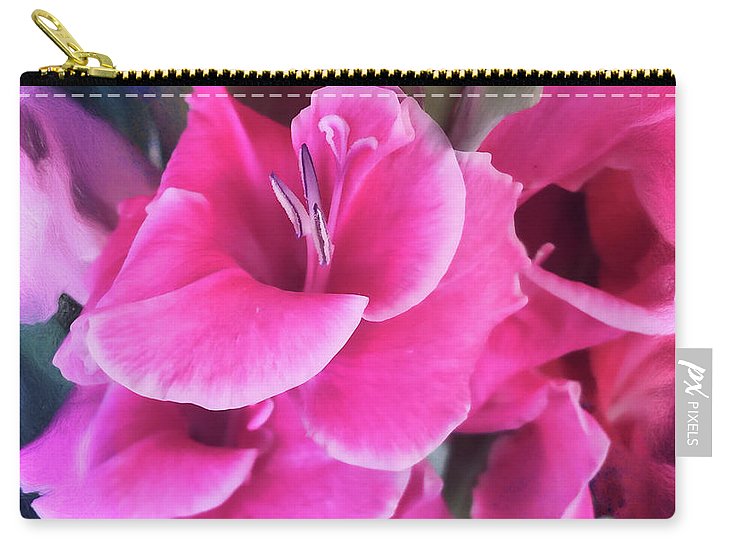 Dark Pink Gladiolas - Carry-All Pouch