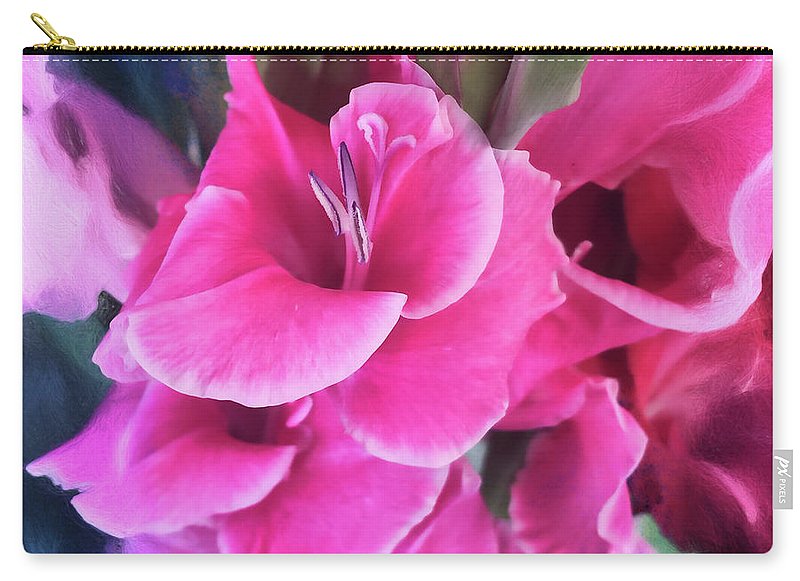 Dark Pink Gladiolas - Carry-All Pouch