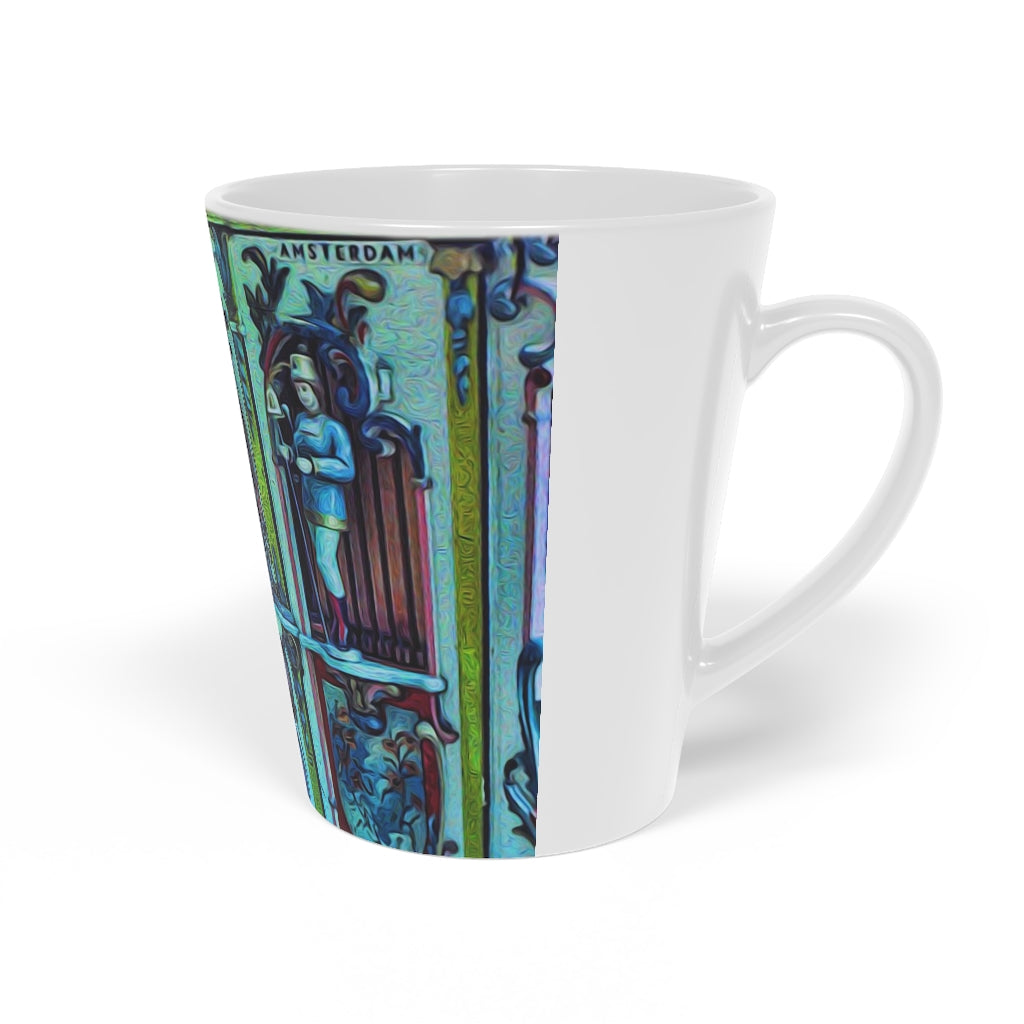 Music Cart Netherlands Latte Mug, 12oz