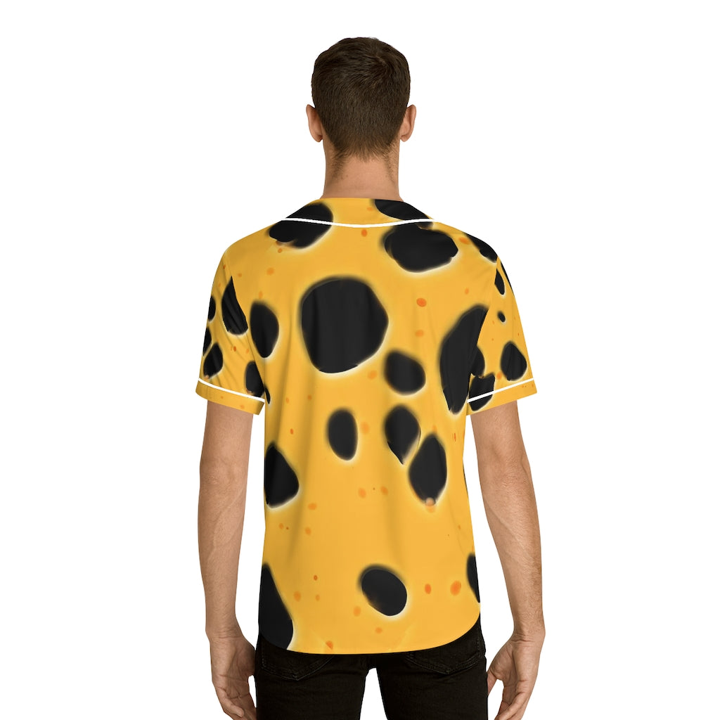 Cheese Men's Baseball Jersey (AOP)