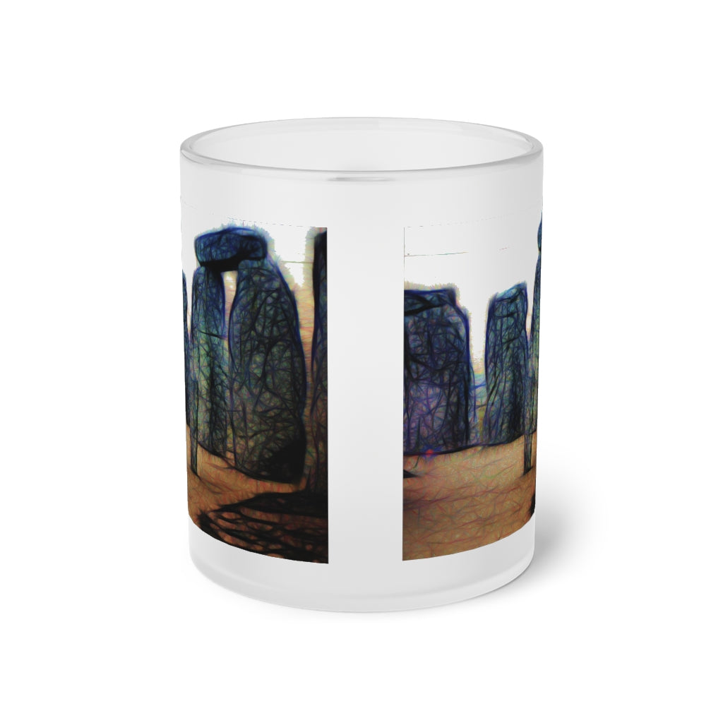 Stonehenge 2 Frosted Glass Mug