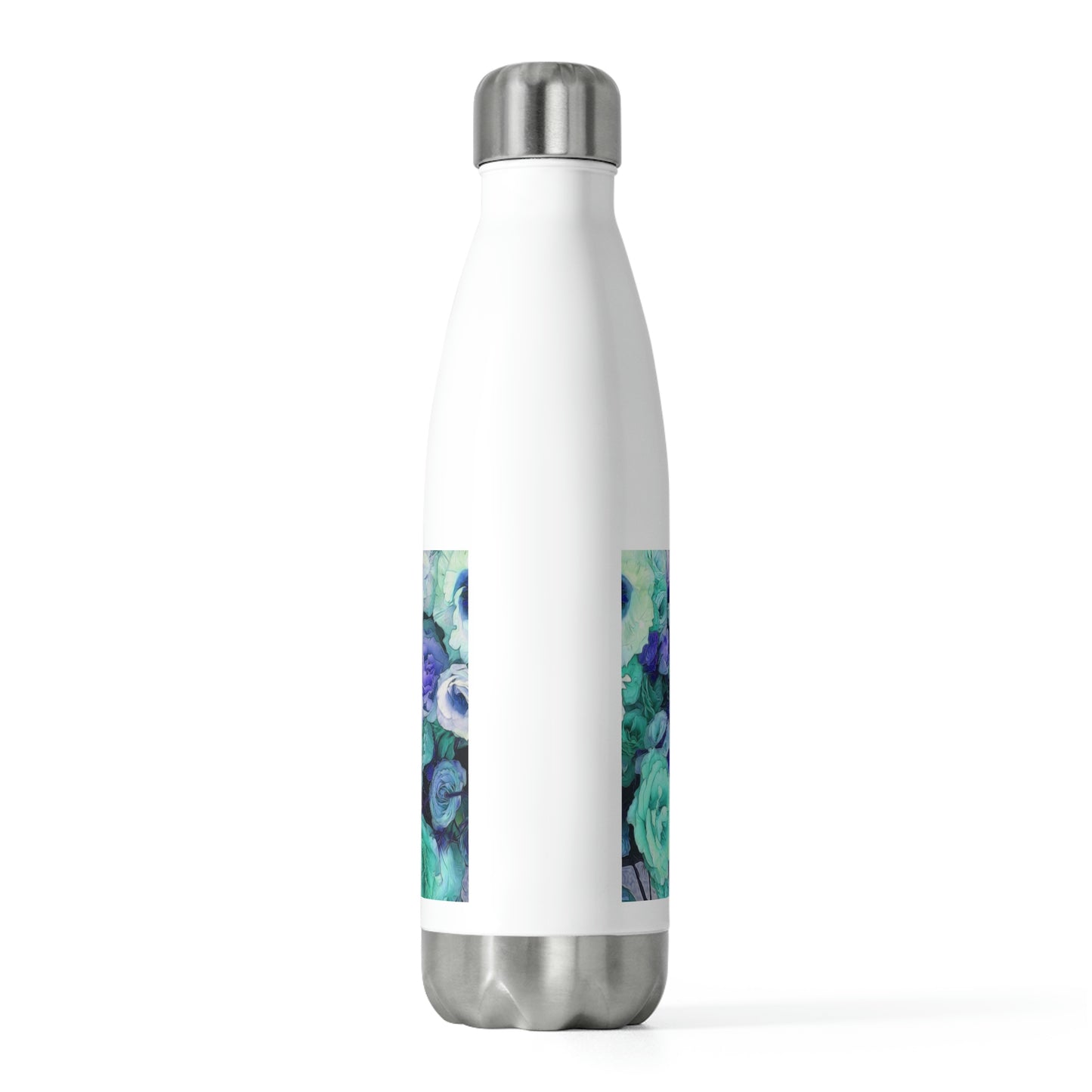 Aqua Flower Kaleidoscope  20oz Insulated Bottle