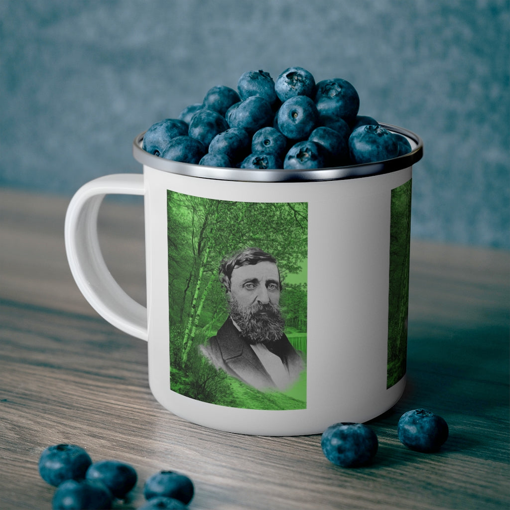 Henry David Thoreau Enamel Camping Mug