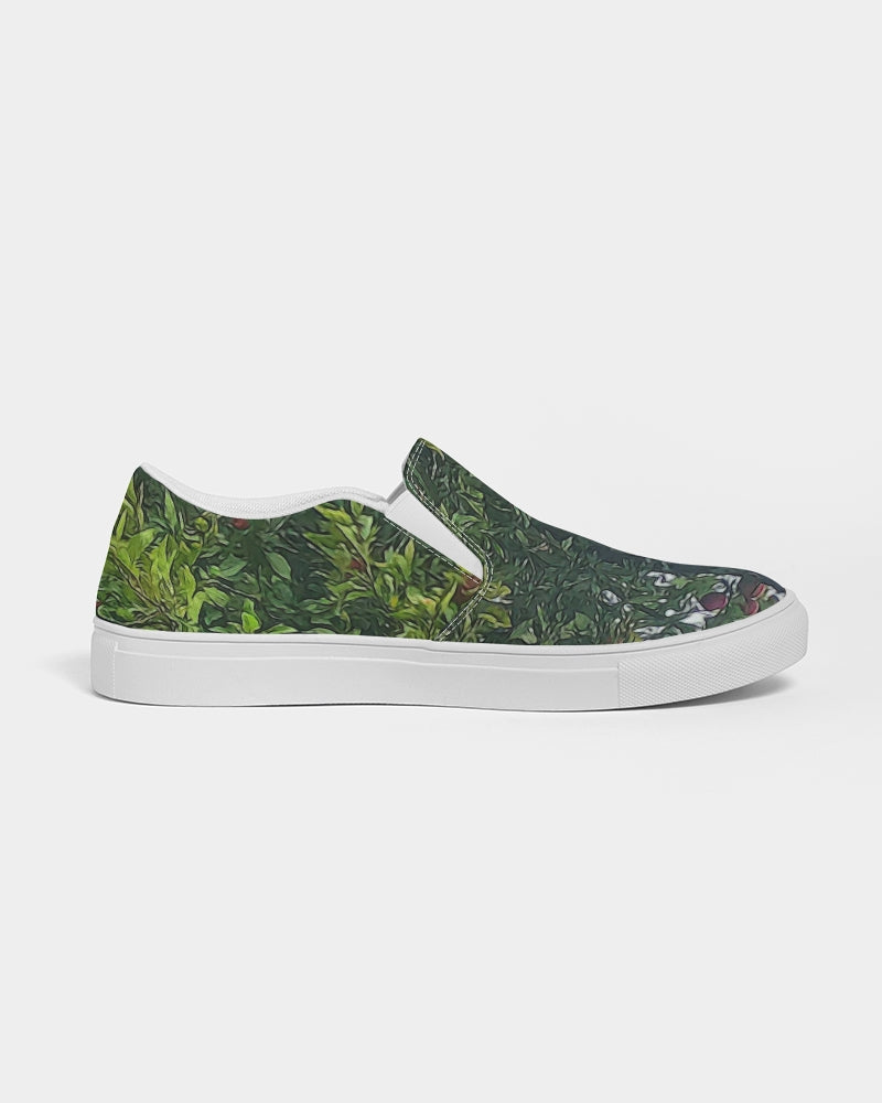 Apple Tree Close Up Women's Slip-On Canvas Shoe