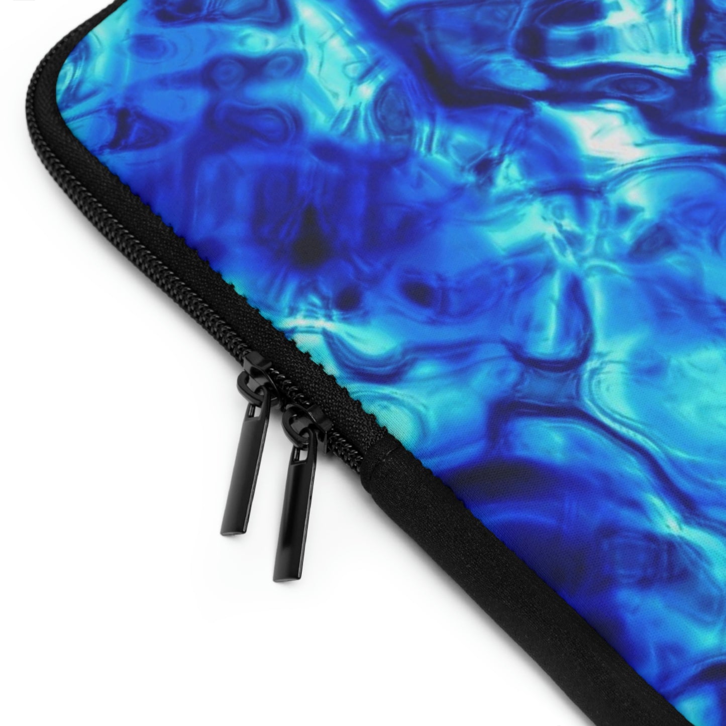 Blue Water Abstract Laptop Sleeve