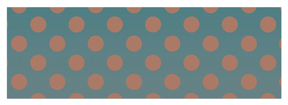 Denim and Brown Polkadots - Yoga Mat