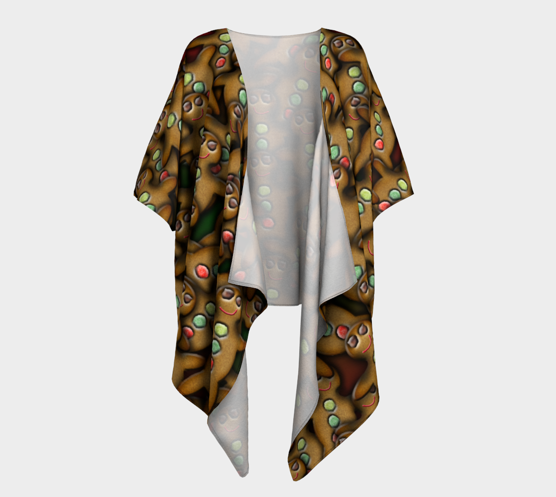 Gingerbread Cookie Draped Kimono