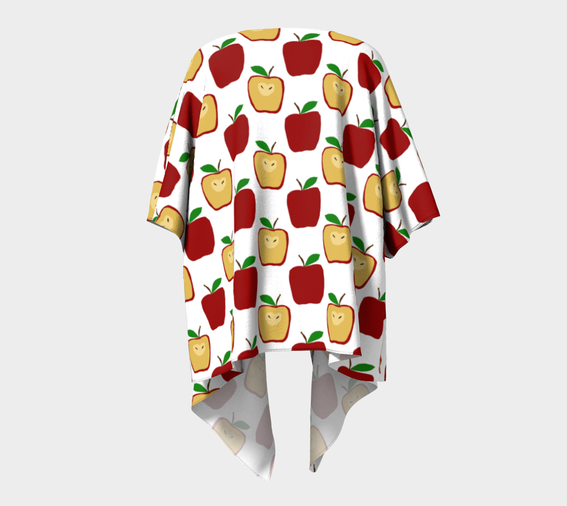 Apple Polkadots Draped Kimono