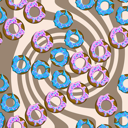 Donuts Pattern Digital Image Download