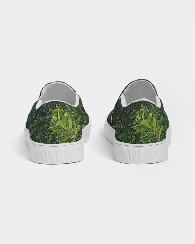 Apple Tree Close Up Women's Slip-On Canvas Shoe