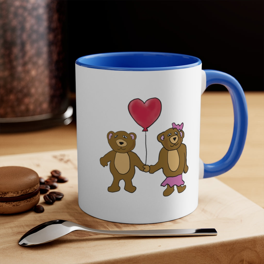 Teddy Bear Valentine 11oz Accent Mug