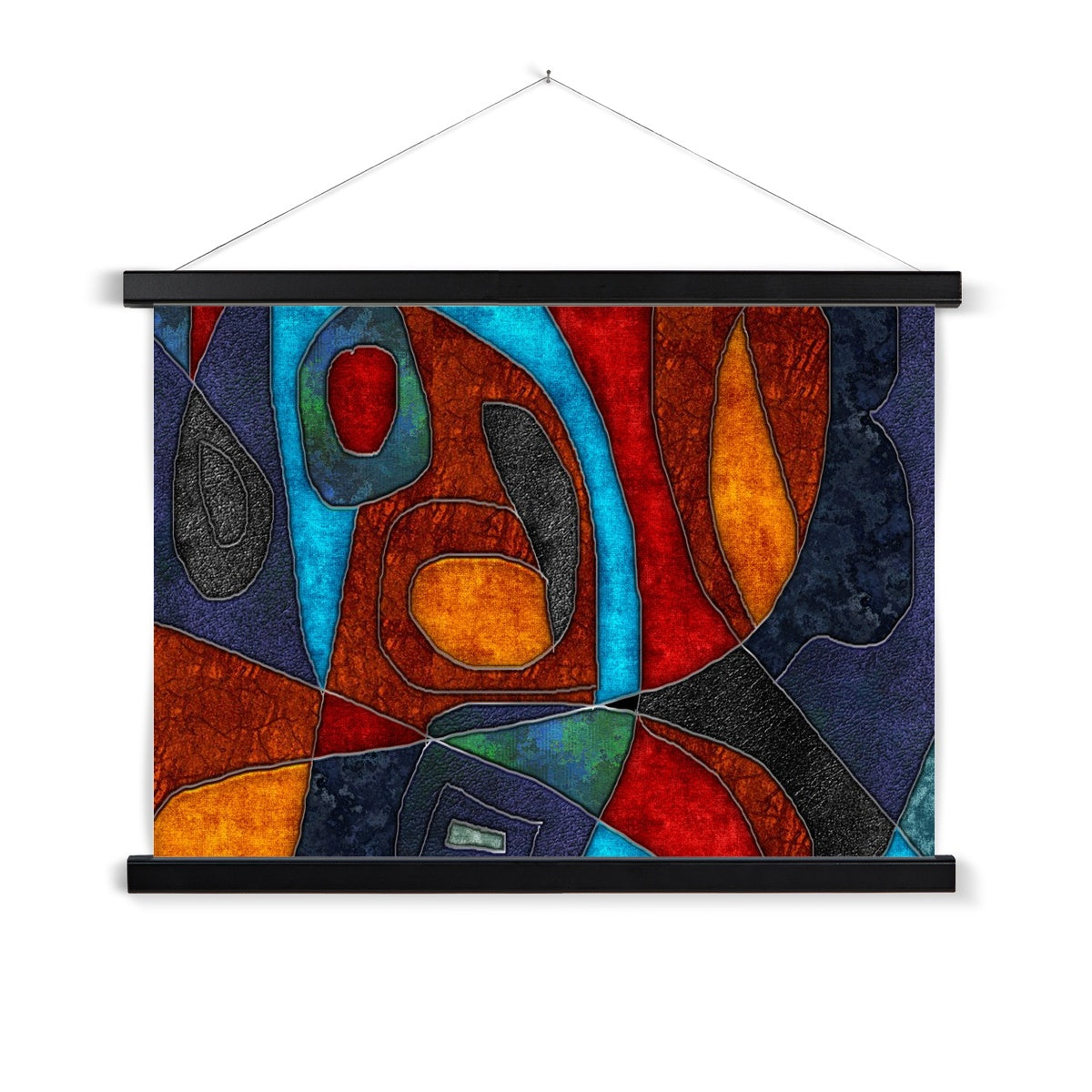 Abstract With Heart Fine Art Print with Hanger