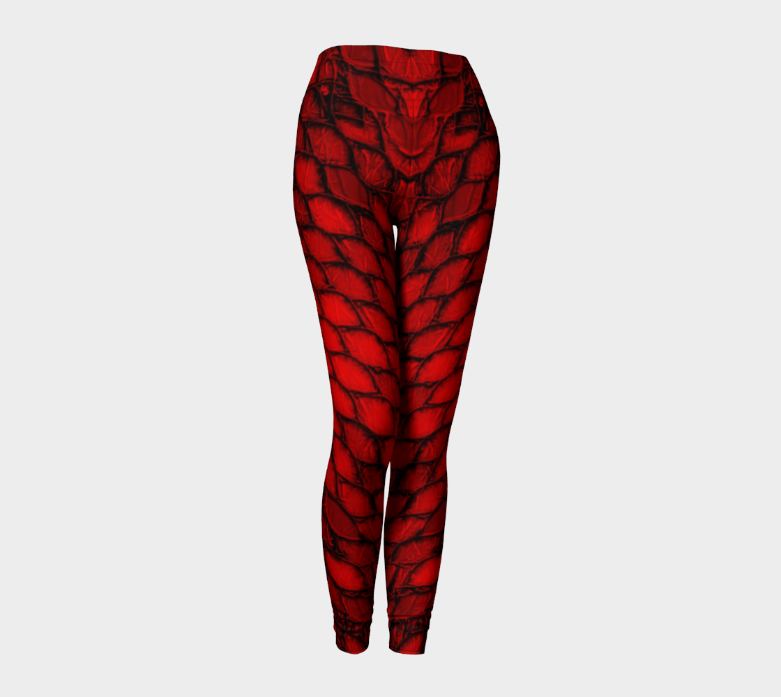 Red Dragon Scales Leggings