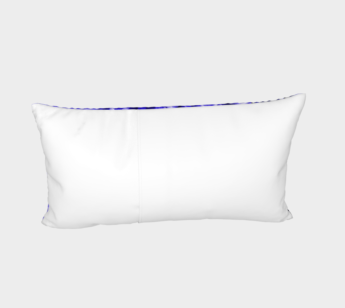 Blue Chrysanthemum Bed Pillow Sham