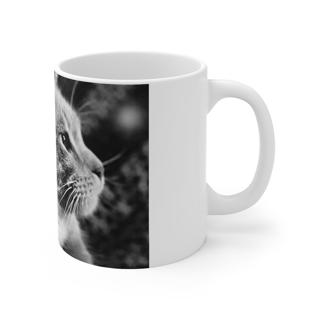 Marley Cat In Black and White Ceramic Mugs (11oz\15oz\20oz)