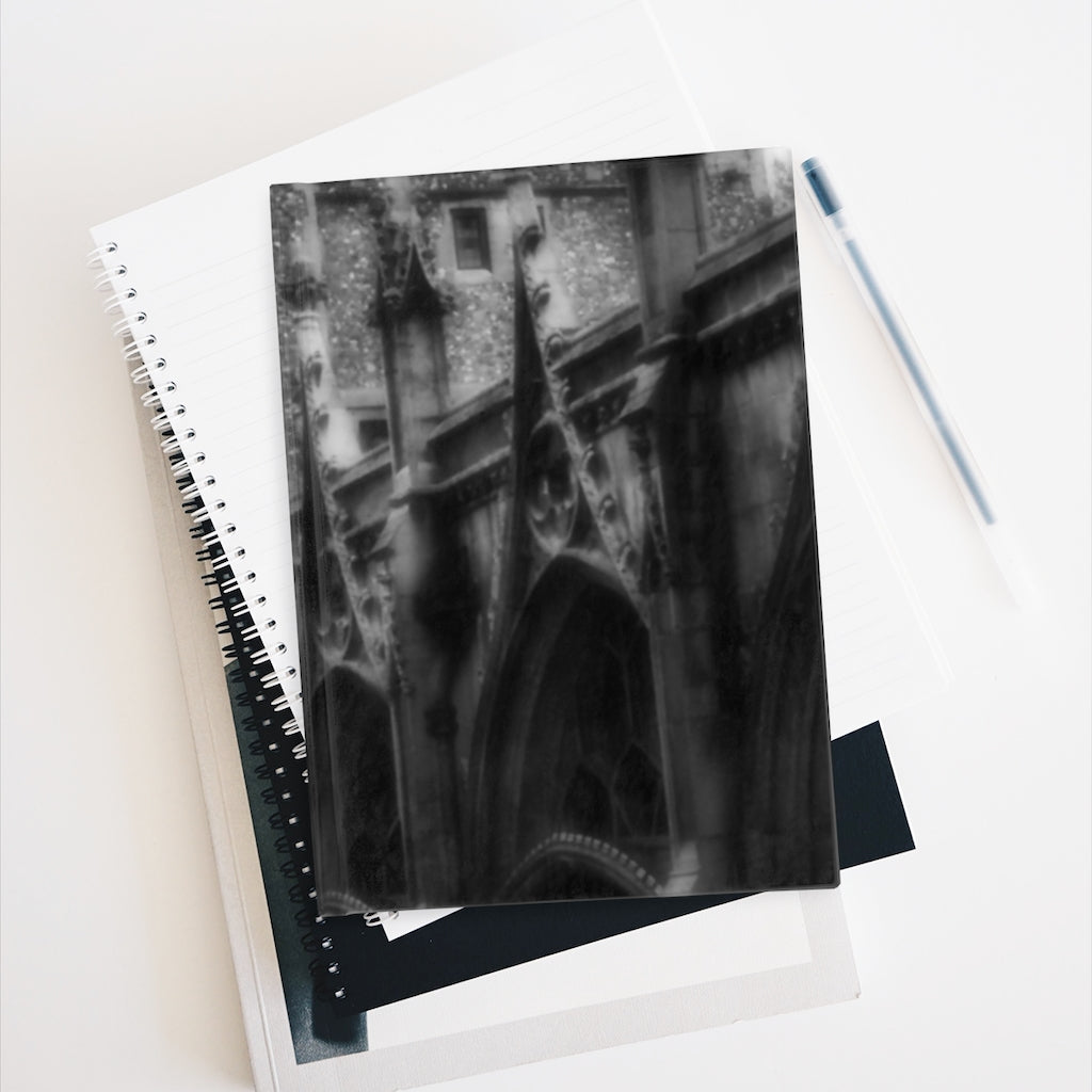 Vintage Travel Gothic Arches Journal - Ruled Line