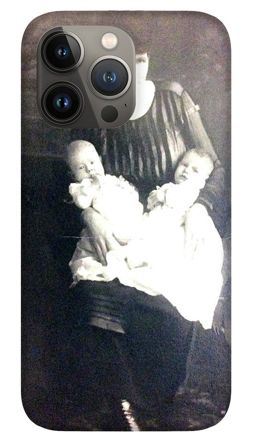 Early 1900s Mother and Twins - Phone Case