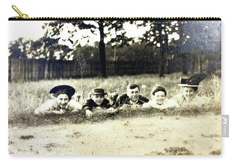 Early 1900s Women In Hats Lay On The Grass - Carry-All Pouch