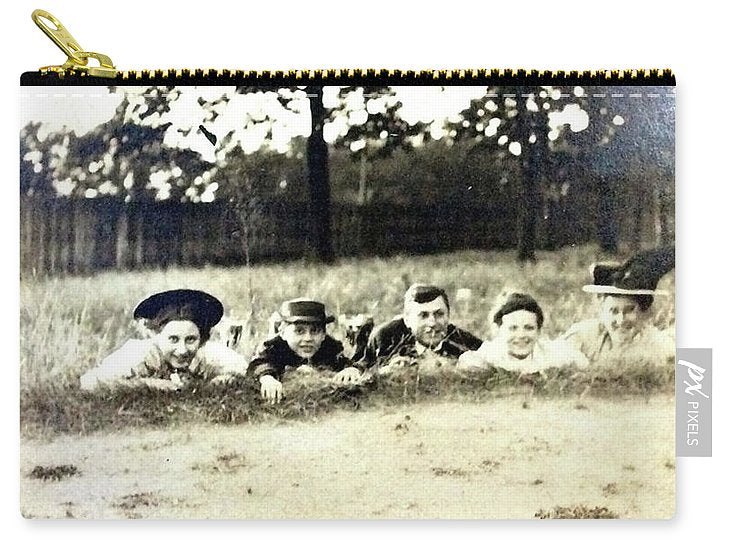 Early 1900s Women In Hats Lay On The Grass - Carry-All Pouch