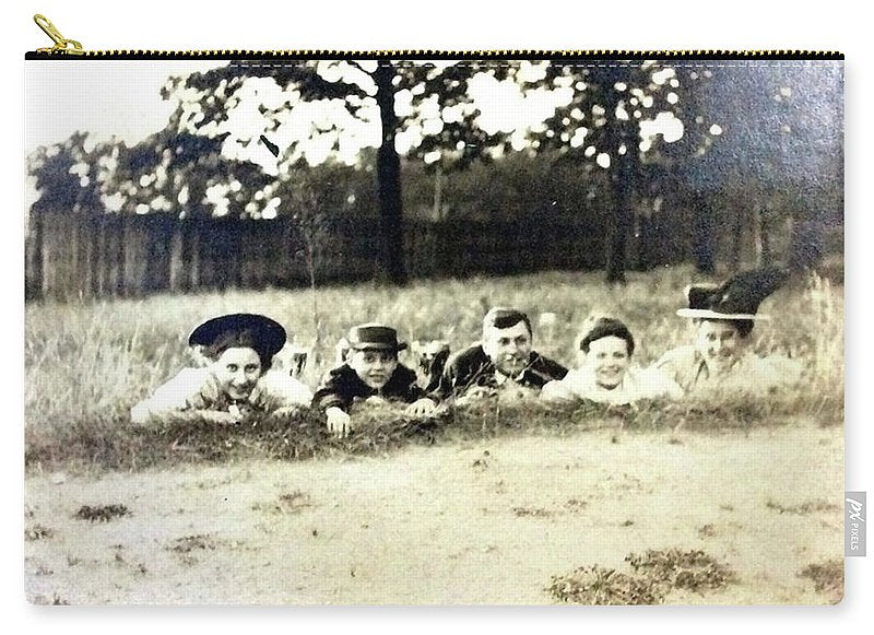 Early 1900s Women In Hats Lay On The Grass - Carry-All Pouch