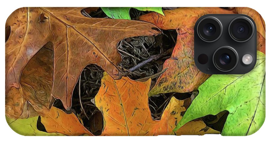 Early October Leaves 1 - Phone Case