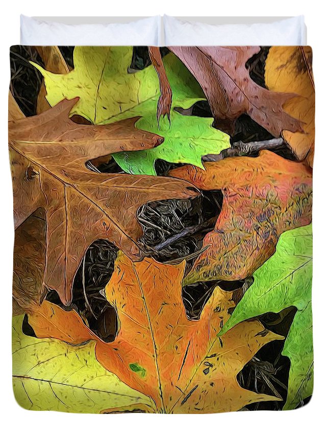 Early October Leaves 1 - Duvet Cover