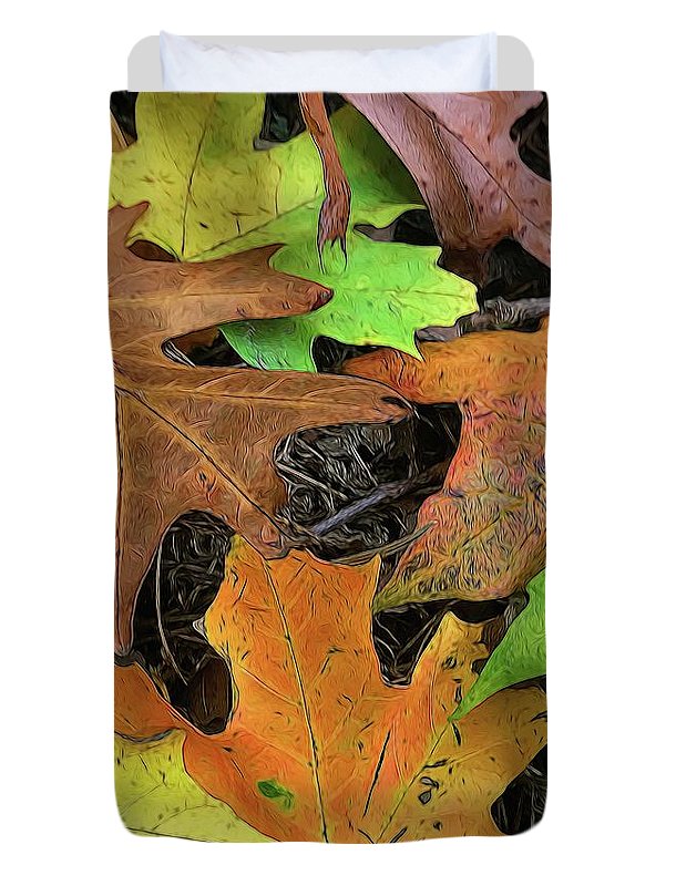 Early October Leaves 1 - Duvet Cover