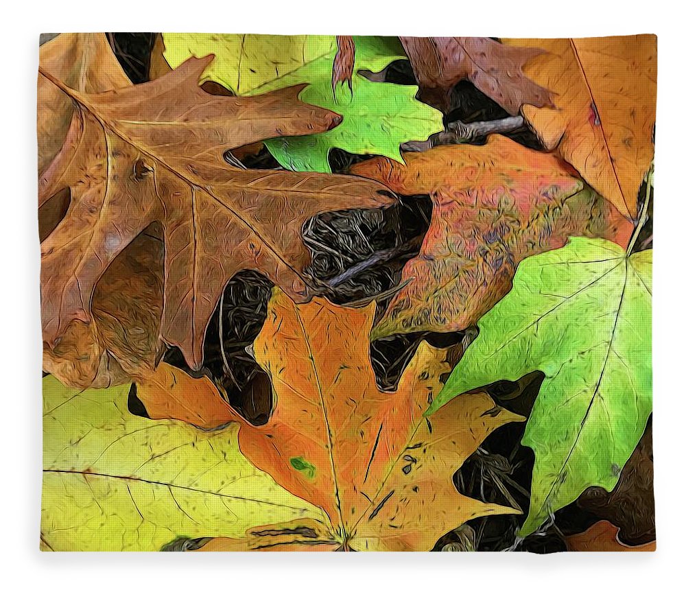 Early October Leaves 1 - Blanket