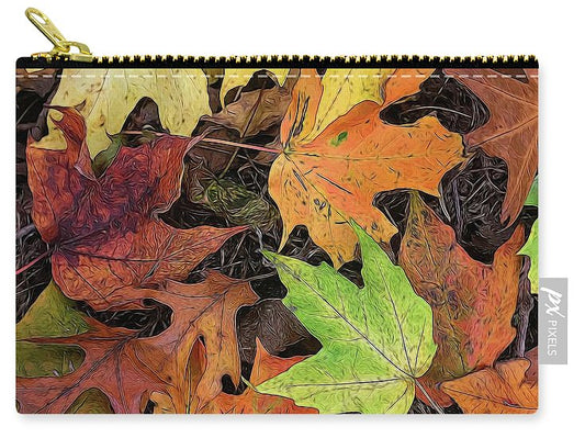 Early October Leaves 3 - Carry-All Pouch