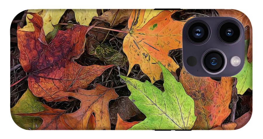 Early October Leaves 3 - Phone Case