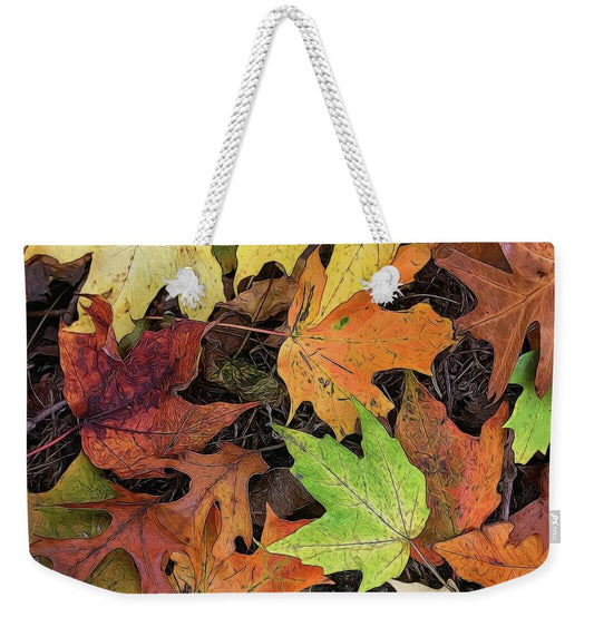 Early October Leaves 3 - Weekender Tote Bag