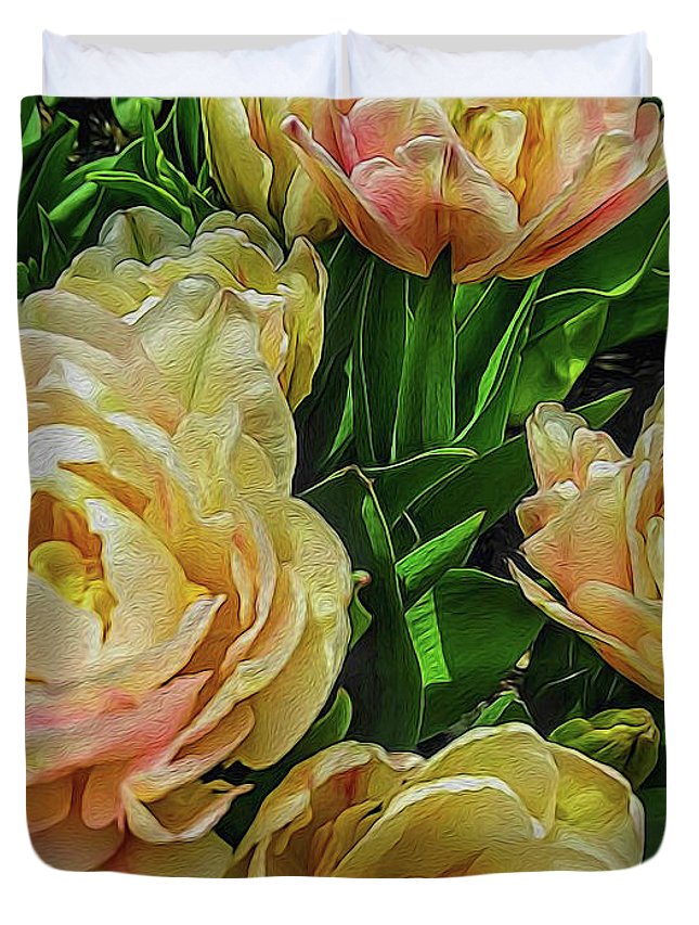 Early Summer Flowers - Duvet Cover