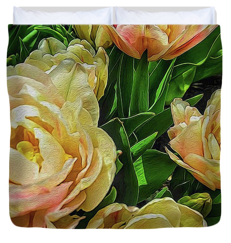 Early Summer Flowers - Duvet Cover