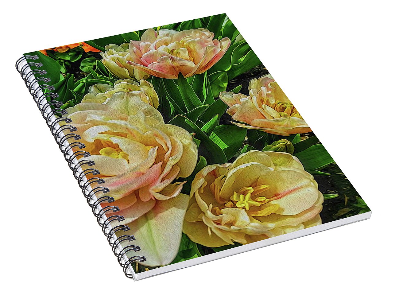 Early Summer Flowers - Spiral Notebook