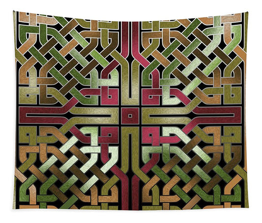 Earthtone Celtic Knot Square - Tapestry