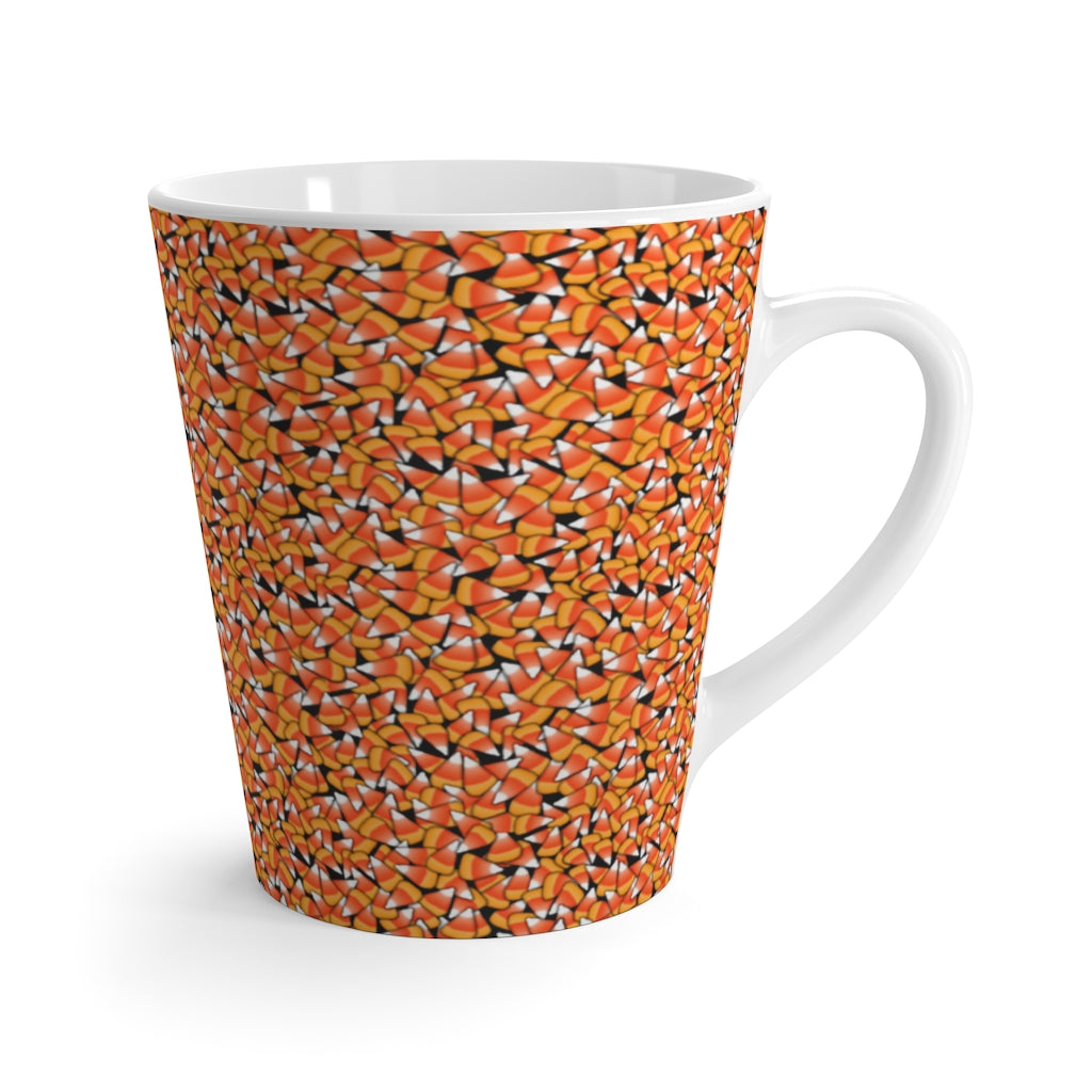 Candy Corn Pattern Latte mug