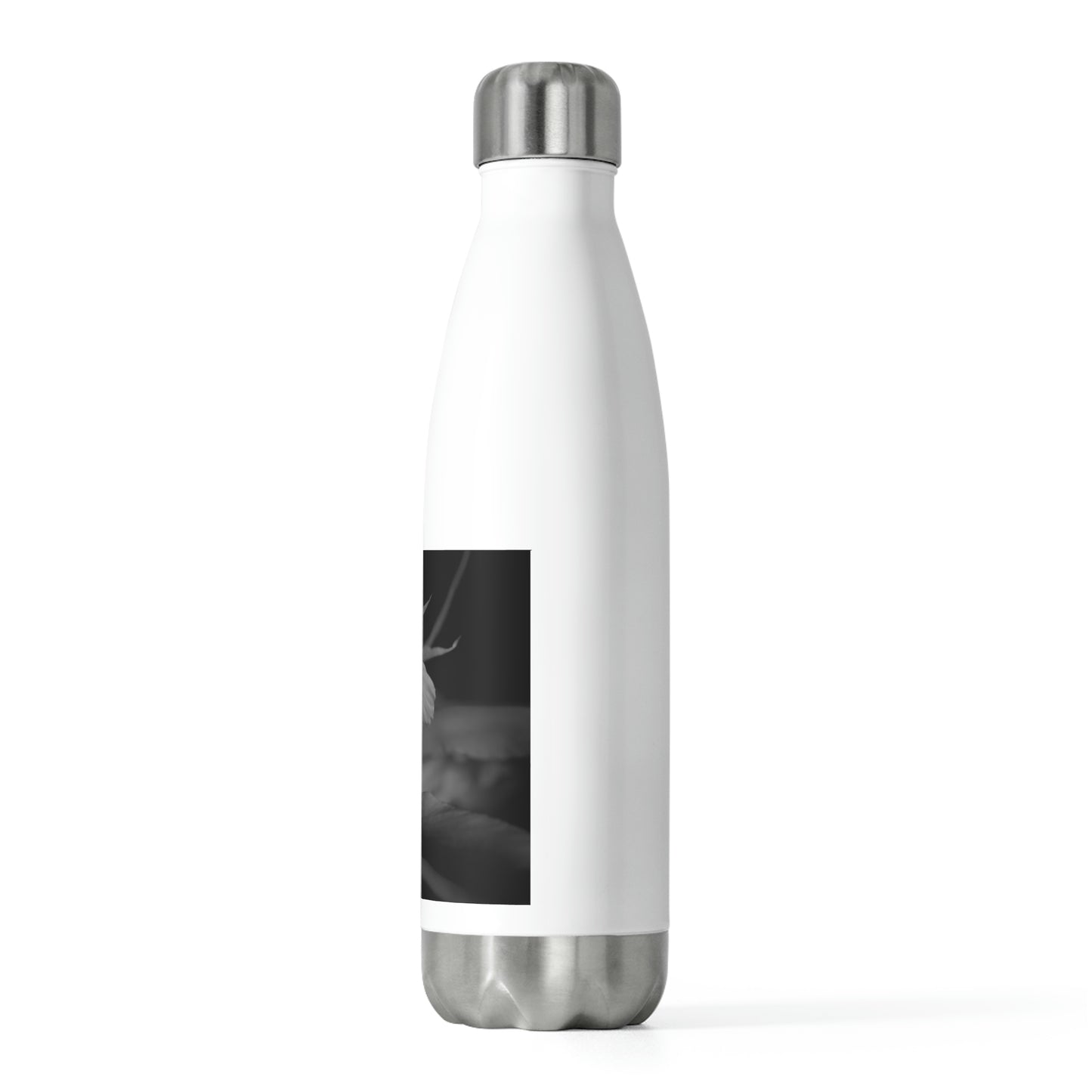 Black and White Iris 20oz Insulated Bottle