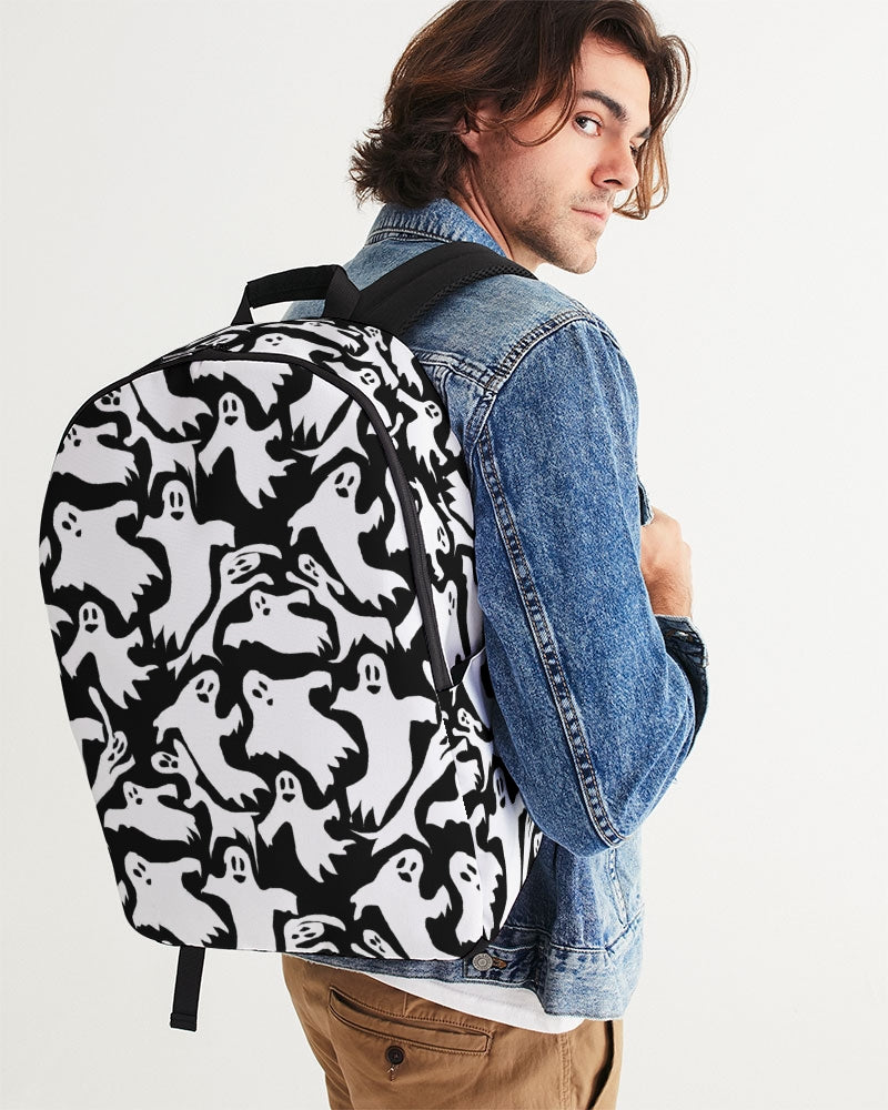 Ghosts Pattern Large Backpack
