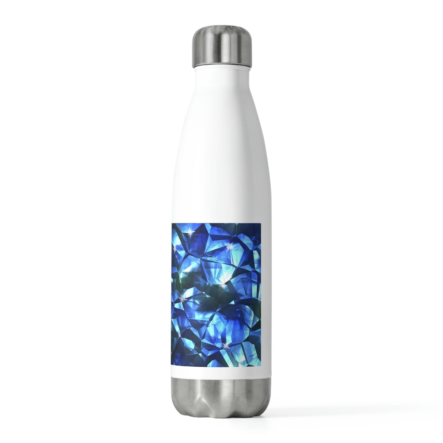 Blue Crystal Pattern 20oz Insulated Bottle