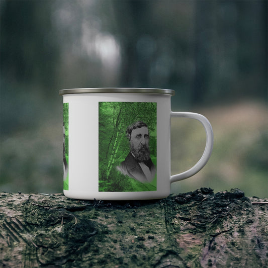Henry David Thoreau Enamel Camping Mug
