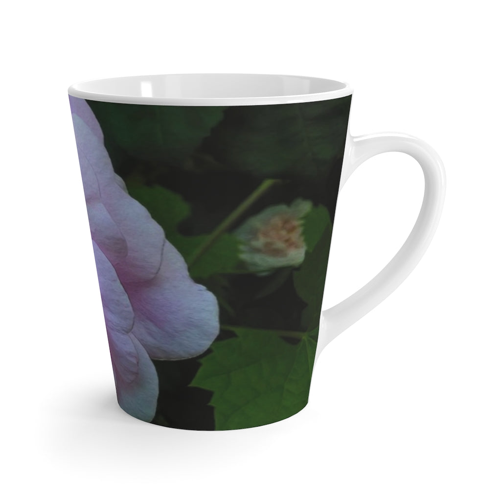 Wild Pink Rose Latte mug